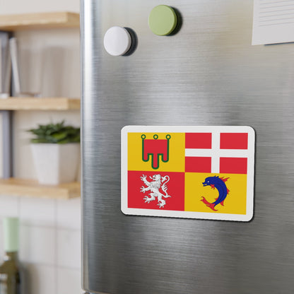 Flag of Auvergne Rhône Alpes France - Die-Cut Magnet-The Sticker Space