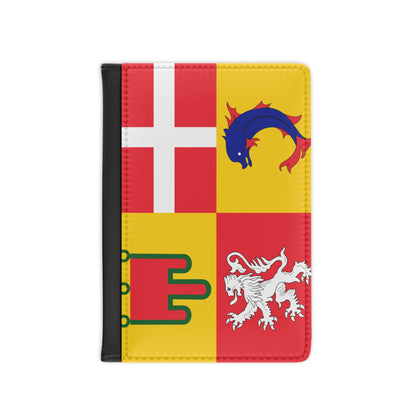 Flag of Auvergne Rhône Alpes France - Passport Holder-3.9" x 5.8"-The Sticker Space