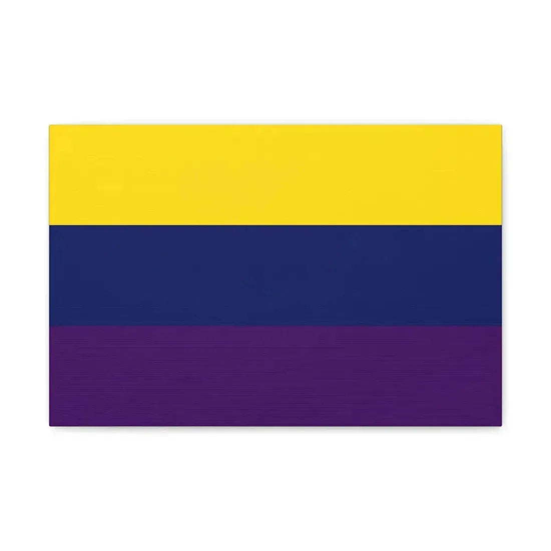 Flag of Avellino Italy - Canvas Wall Art 18″ x 12″ 1.25" - The Sticker Space