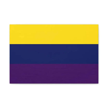 Flag of Avellino Italy - Canvas Wall Art 18″ x 12″ 1.25" - The Sticker Space