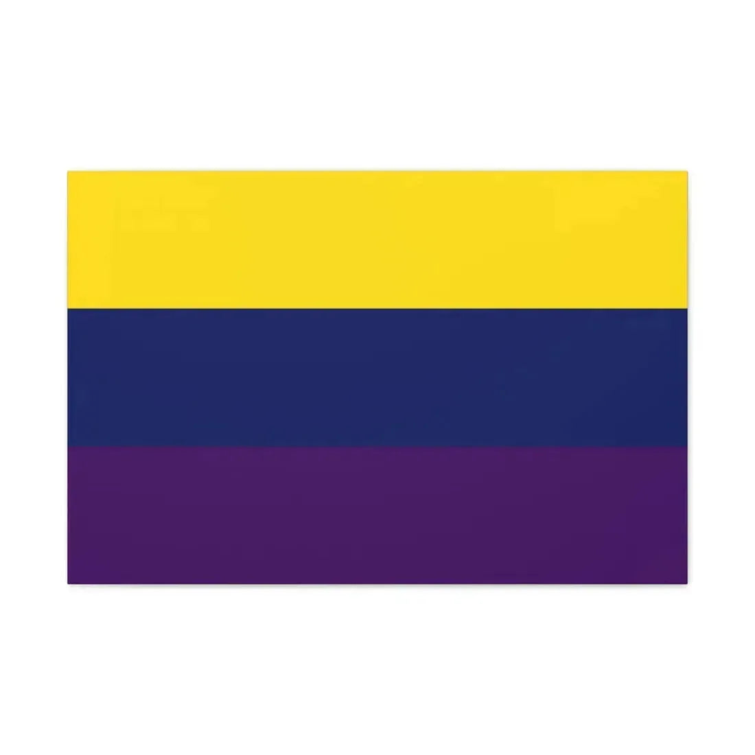 Flag of Avellino Italy - Canvas Wall Art 30" x 20" 1.25" - The Sticker Space