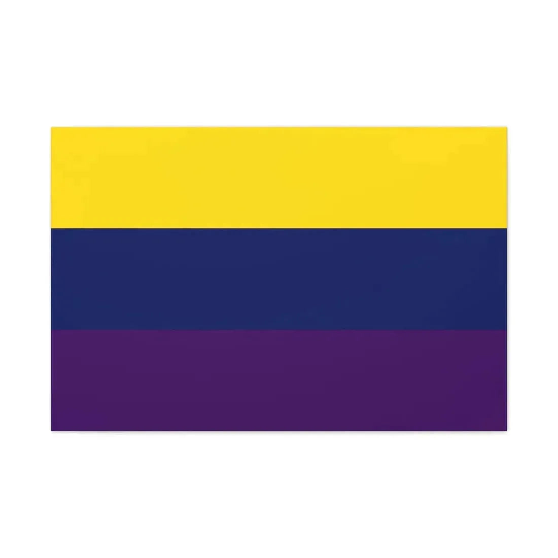 Flag of Avellino Italy - Canvas Wall Art 36" x 24" 1.25" - The Sticker Space