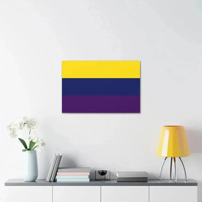 Flag of Avellino Italy - Canvas Wall Art - The Sticker Space