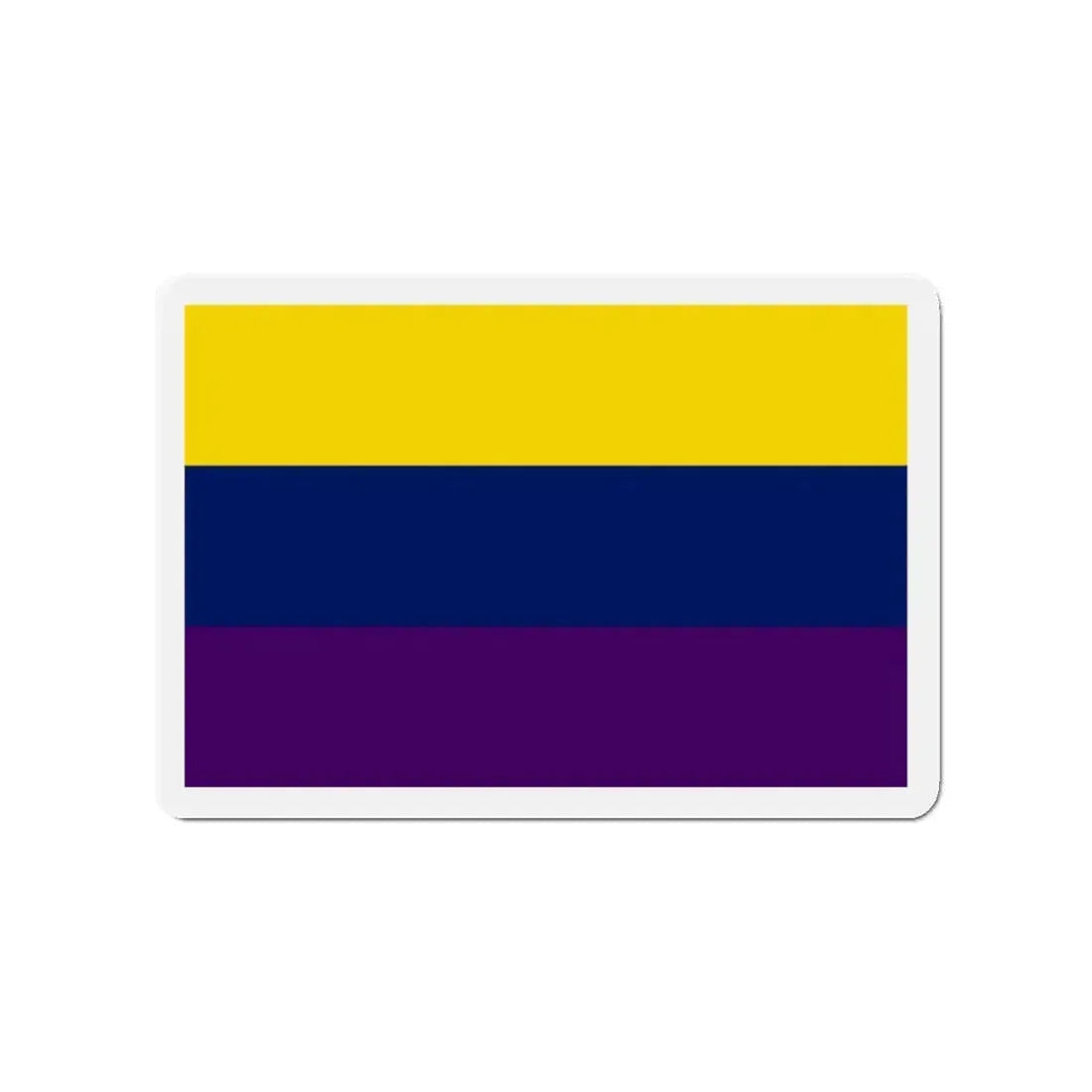 Flag of Avellino Italy - Refrigerator Magnet 3 Inch - The Sticker Space