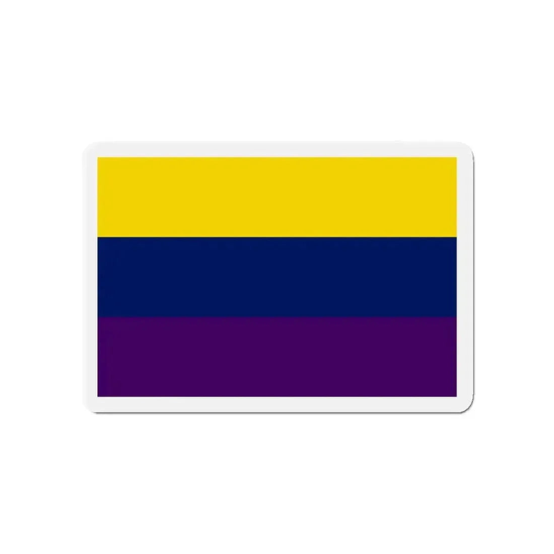 Flag of Avellino Italy - Refrigerator Magnet 4 Inch - The Sticker Space