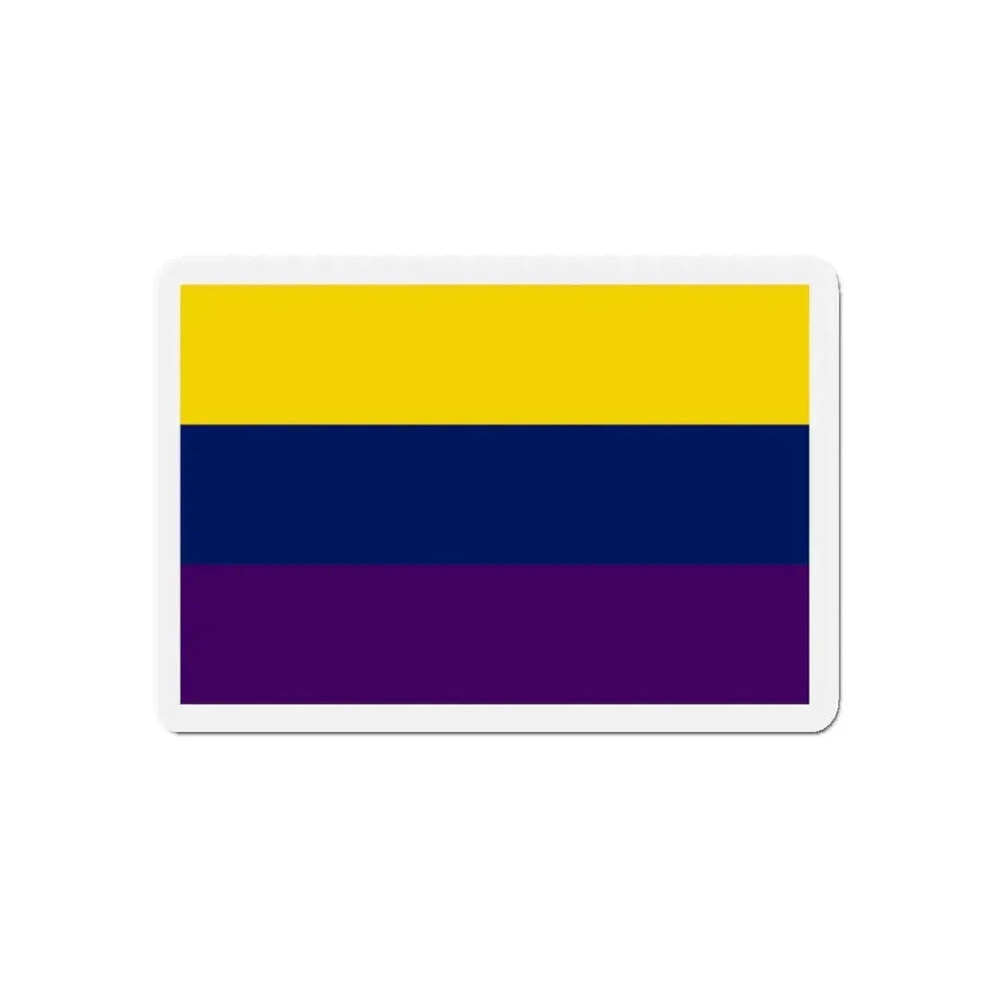 Flag of Avellino Italy - Refrigerator Magnet 5 Inch - The Sticker Space