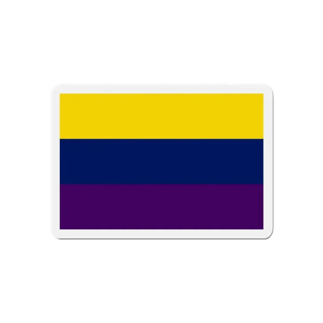 Flag of Avellino Italy - Refrigerator Magnet 6 Inch - The Sticker Space