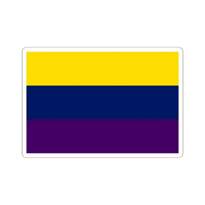 Flag of Avellino Italy - STICKER Vinyl Kiss-Cut Decal 2 Inch White - The Sticker Space