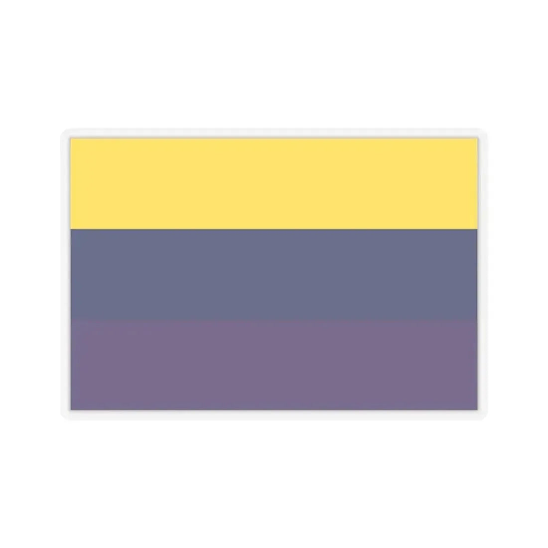 Flag of Avellino Italy - STICKER Vinyl Kiss-Cut Decal 3 Inch Transparent - The Sticker Space