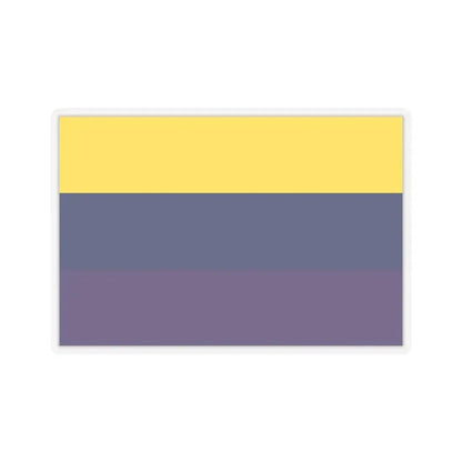 Flag of Avellino Italy - STICKER Vinyl Kiss-Cut Decal 3 Inch Transparent - The Sticker Space