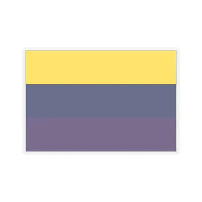 Flag of Avellino Italy - STICKER Vinyl Kiss-Cut Decal 4 Inch Transparent - The Sticker Space