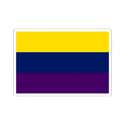 Flag of Avellino Italy - STICKER Vinyl Kiss-Cut Decal 6 Inch White - The Sticker Space