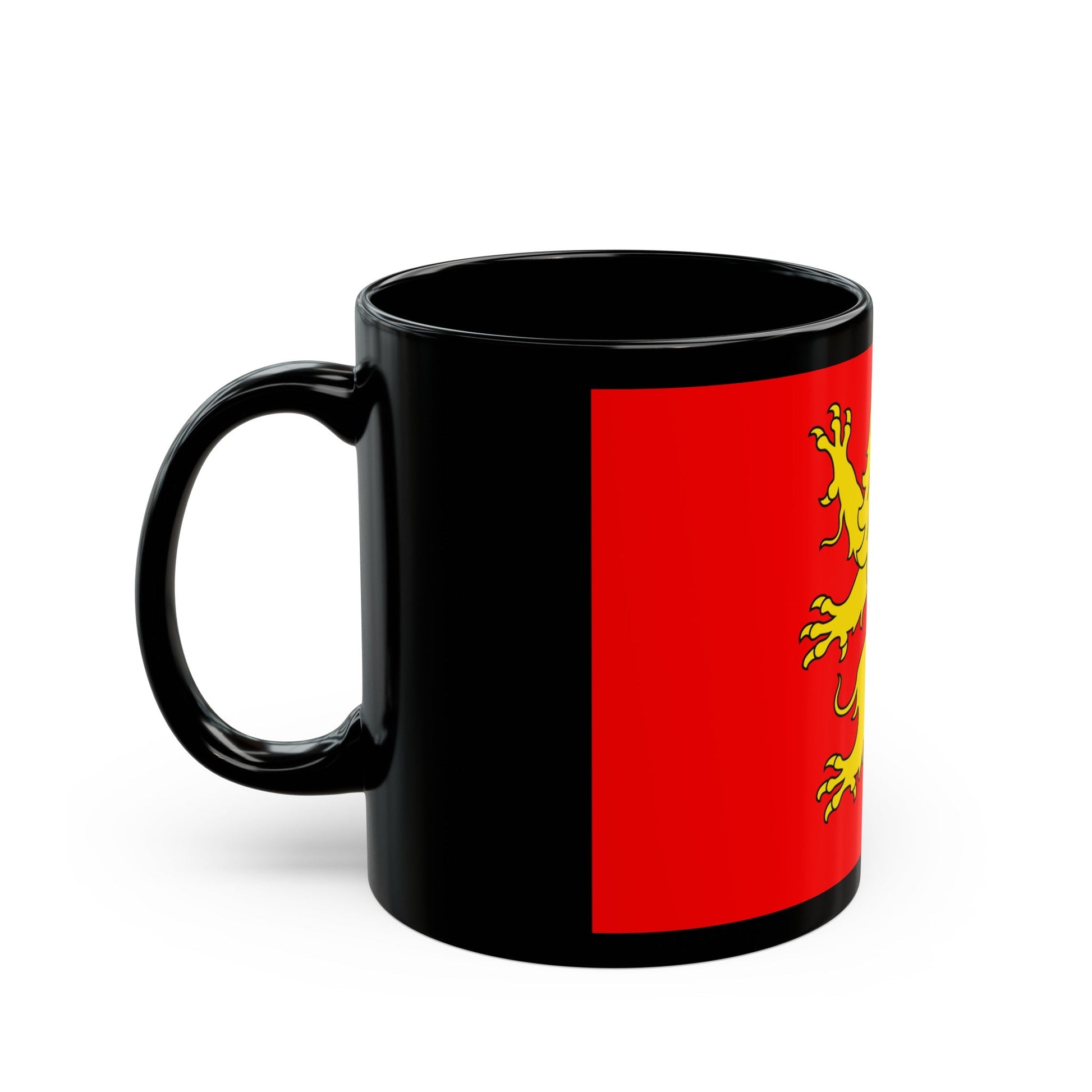 Flag of Aveyron France - Black Coffee Mug-The Sticker Space