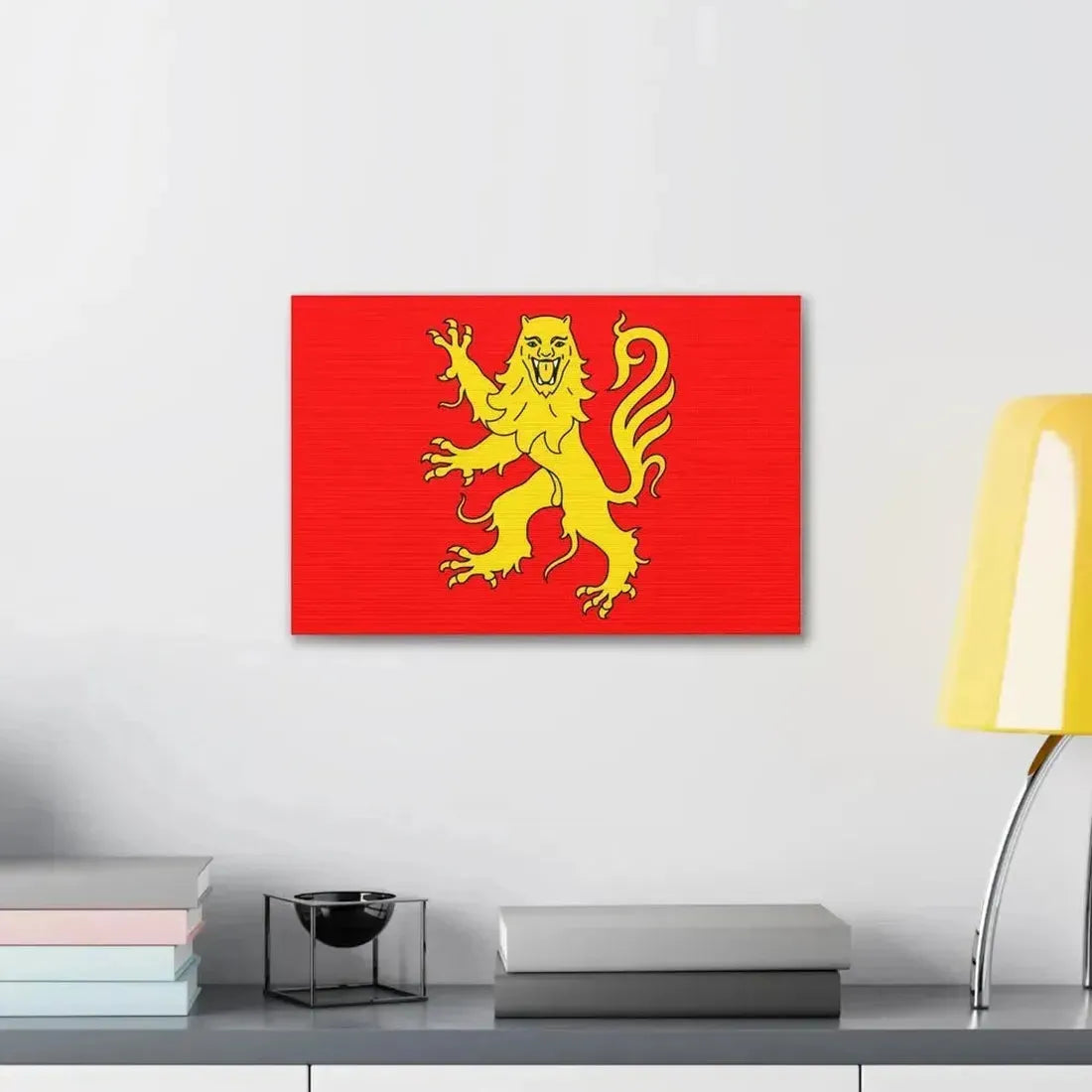 Flag of Aveyron France - Canvas Wall Art - The Sticker Space