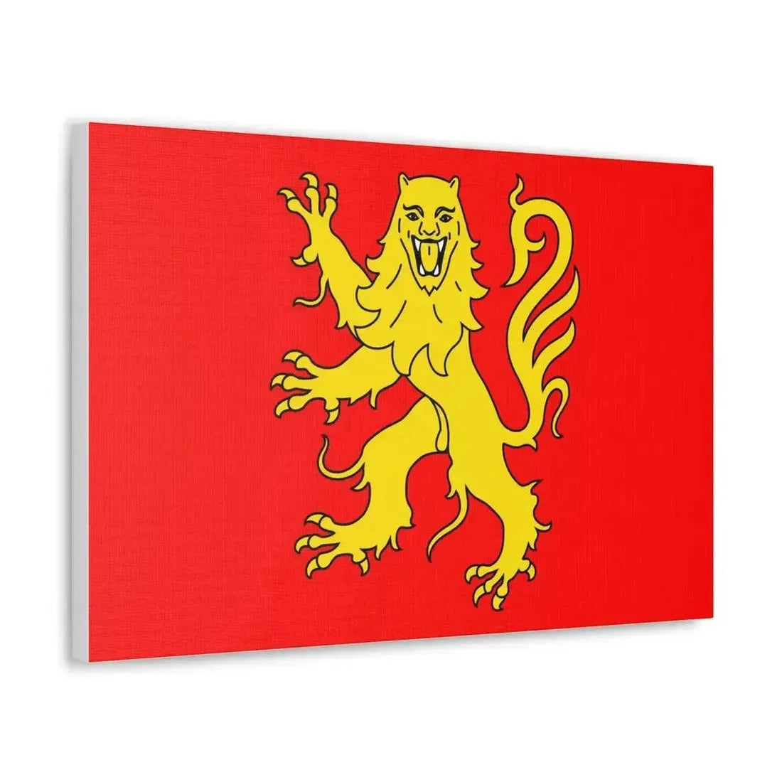 Flag of Aveyron France - Canvas Wall Art - The Sticker Space