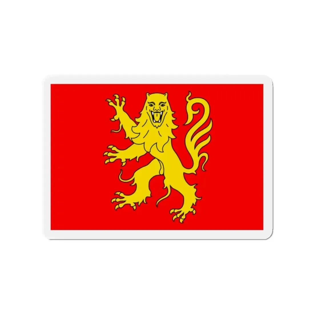Flag of Aveyron France - Refrigerator Magnet 2 Inch - The Sticker Space