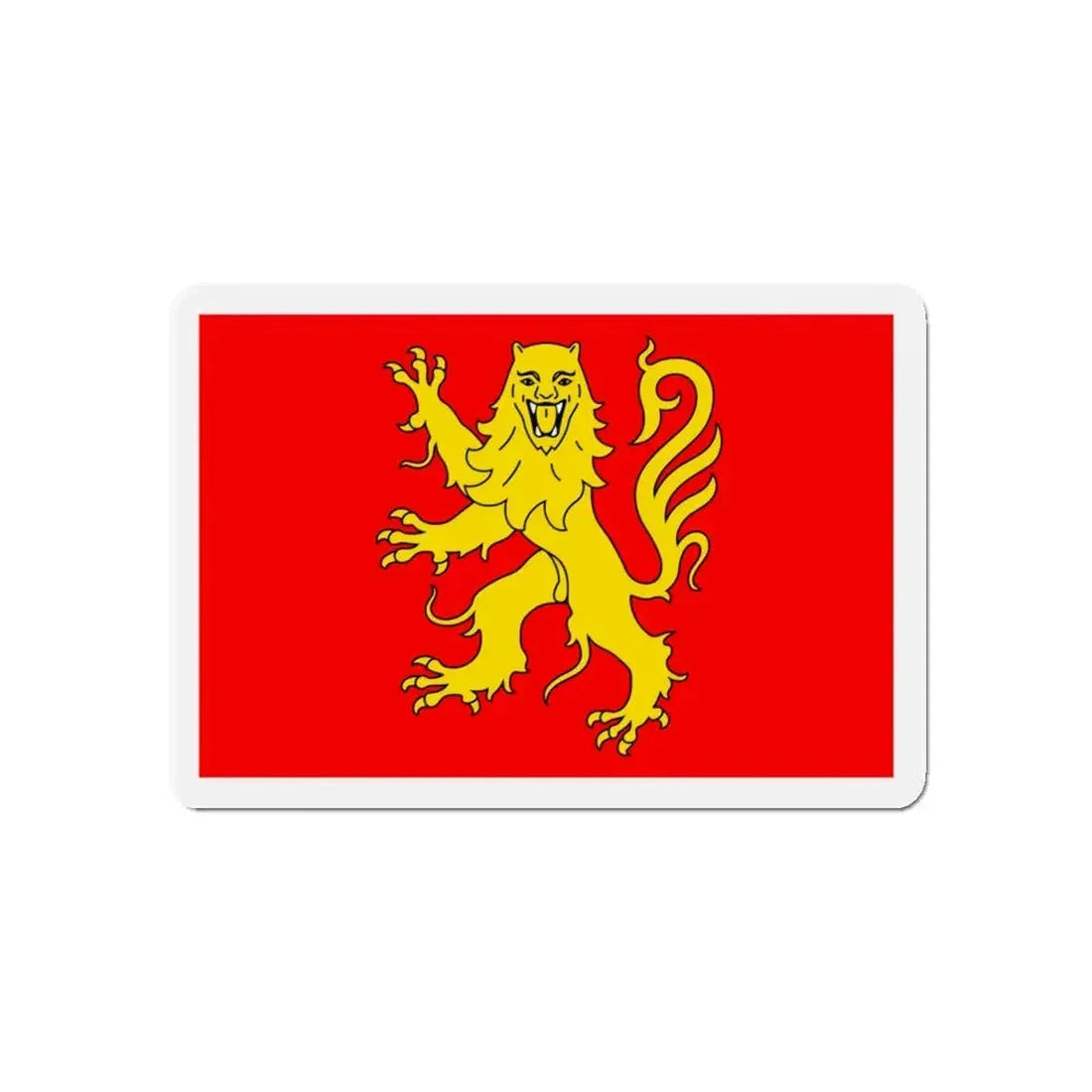 Flag of Aveyron France - Refrigerator Magnet 5 Inch - The Sticker Space