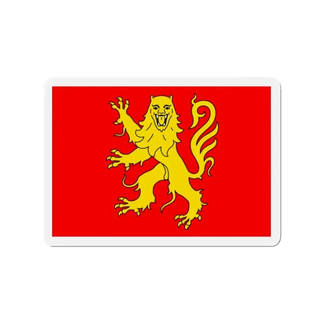 Flag of Aveyron France - Refrigerator Magnet - The Sticker Space
