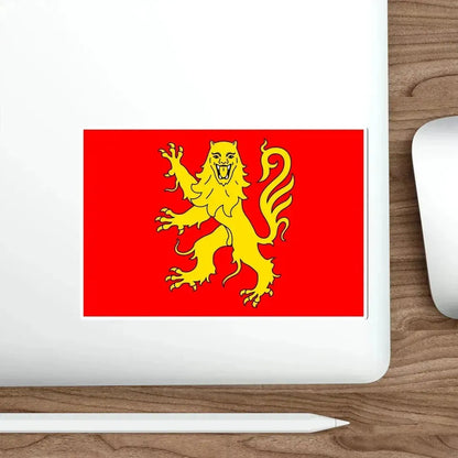 Flag of Aveyron France STICKER Vinyl Die-Cut Decal - The Sticker Space