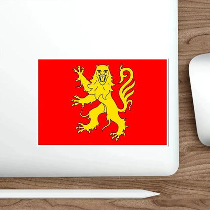 Flag of Aveyron France STICKER Vinyl Die-Cut Decal - The Sticker Space
