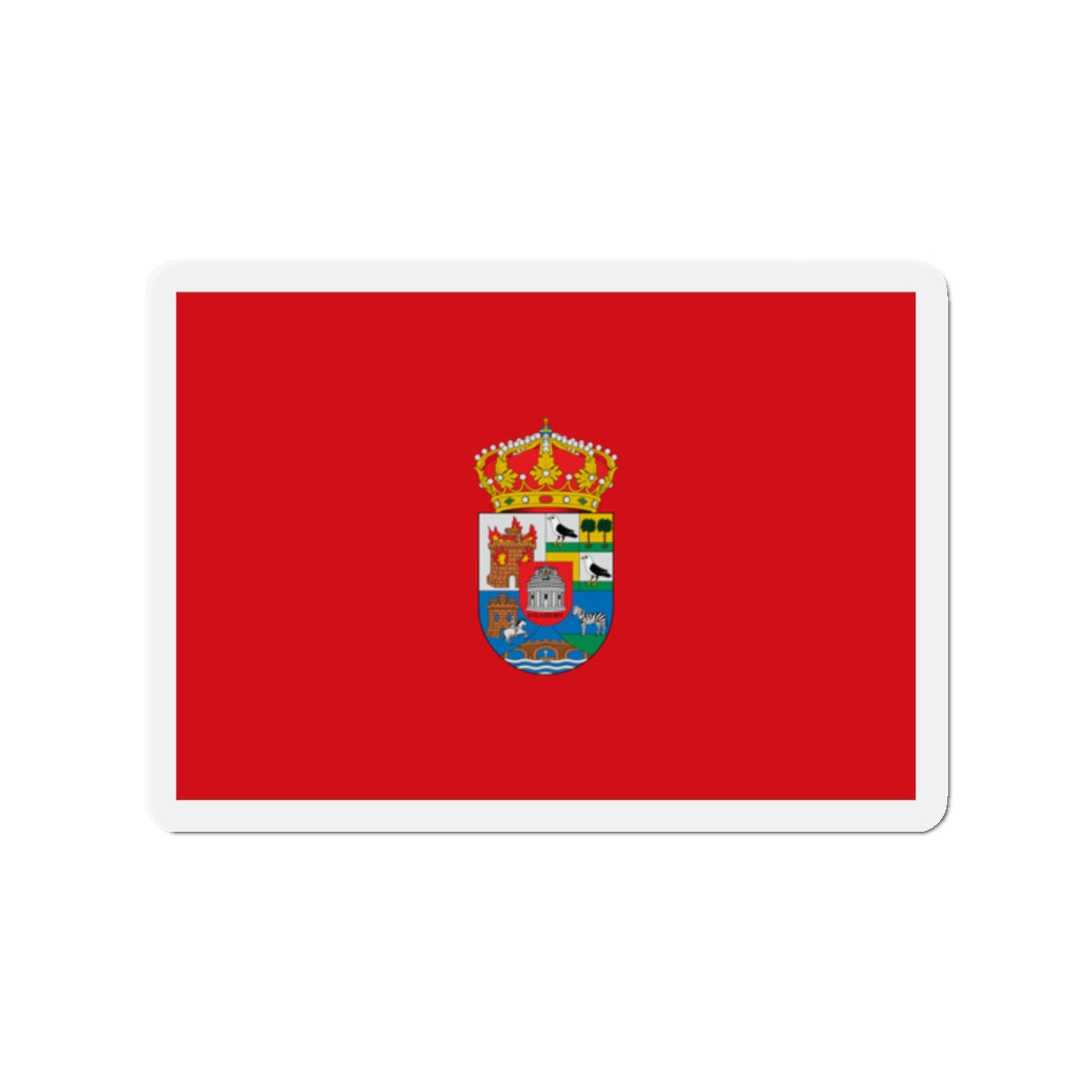 Flag of Ávila Spain - Die-Cut Magnet-2" x 2"-The Sticker Space