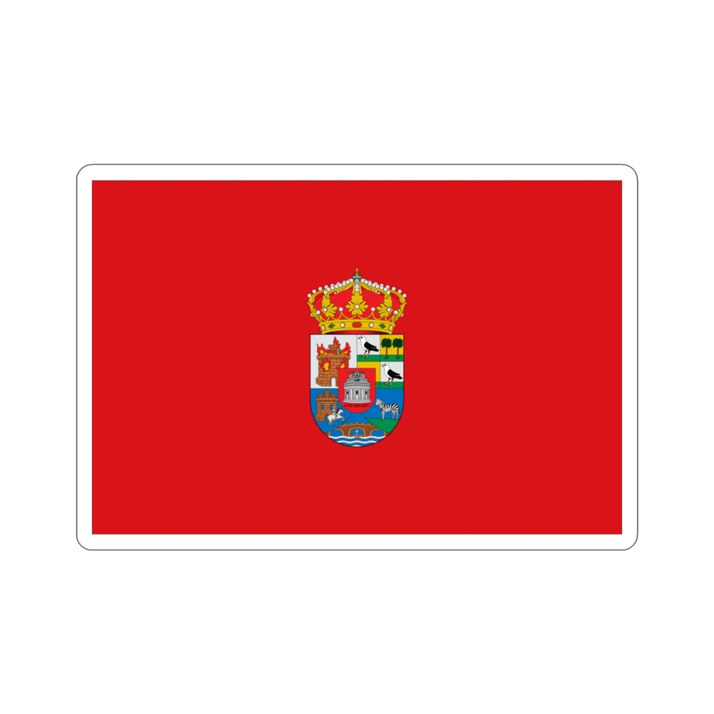 Flag of Ávila Spain STICKER Vinyl Die-Cut Decal-3 Inch-The Sticker Space