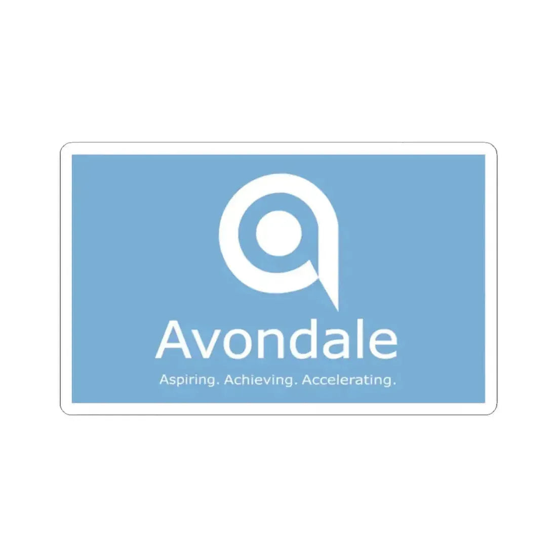 Flag of Avondale Arizona (United States) STICKER Vinyl Kiss-Cut Decal 2 Inch White - The Sticker Space