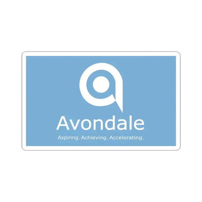 Flag of Avondale Arizona (United States) STICKER Vinyl Kiss-Cut Decal 3 Inch White - The Sticker Space