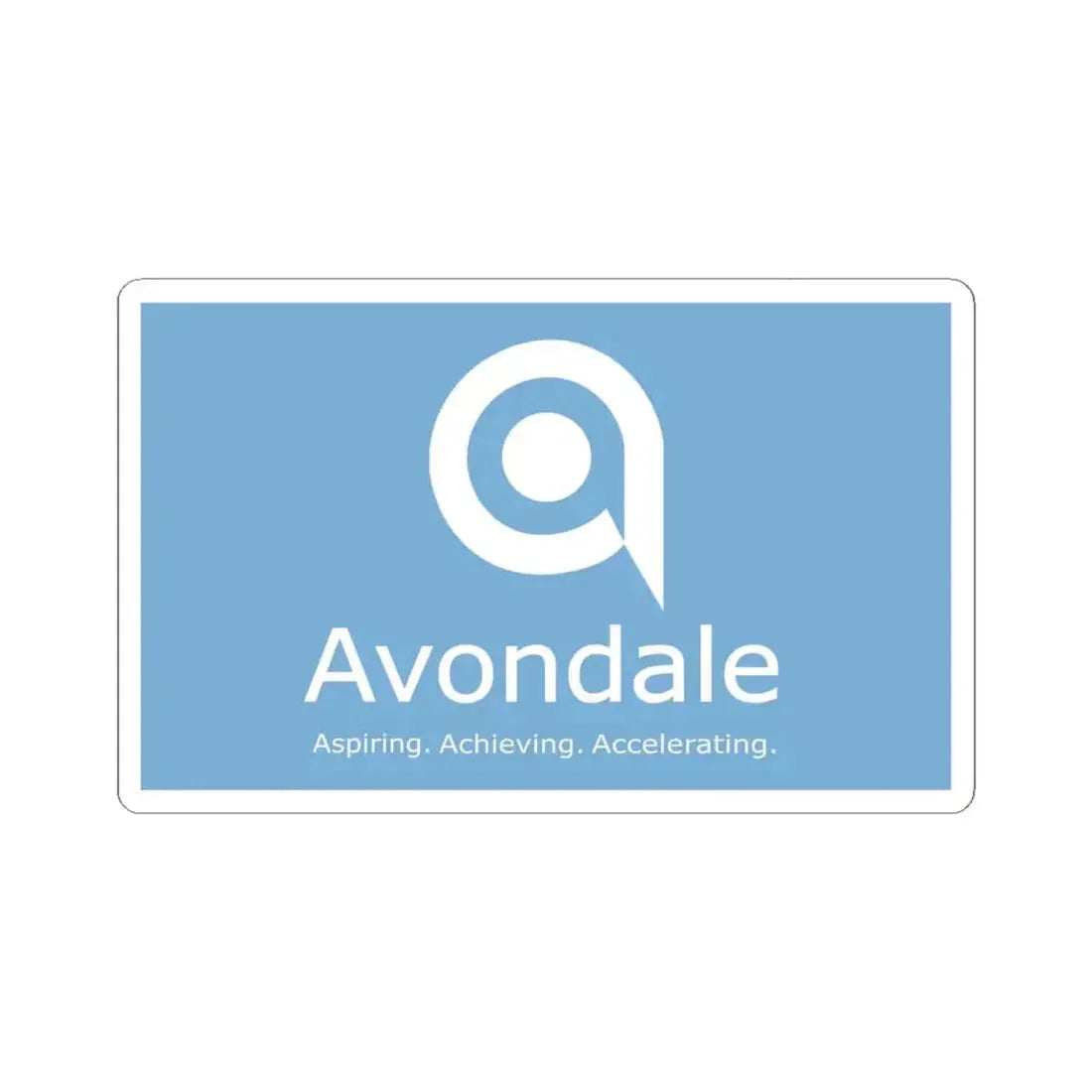 Flag of Avondale Arizona (United States) STICKER Vinyl Kiss-Cut Decal 6 Inch White - The Sticker Space
