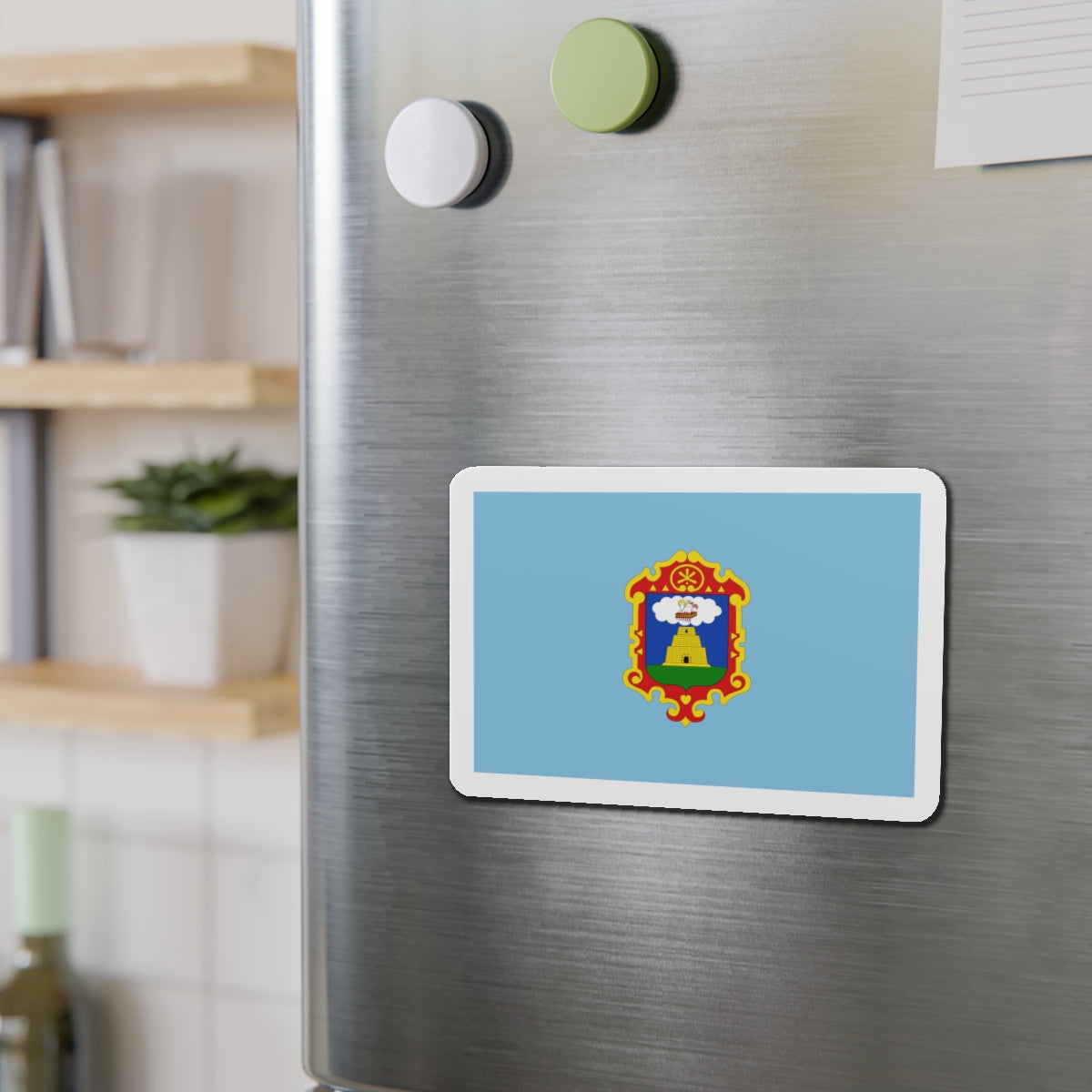 Flag of Ayacucho capital of the Ayacucho Region Peru - Die-Cut Magnet-The Sticker Space