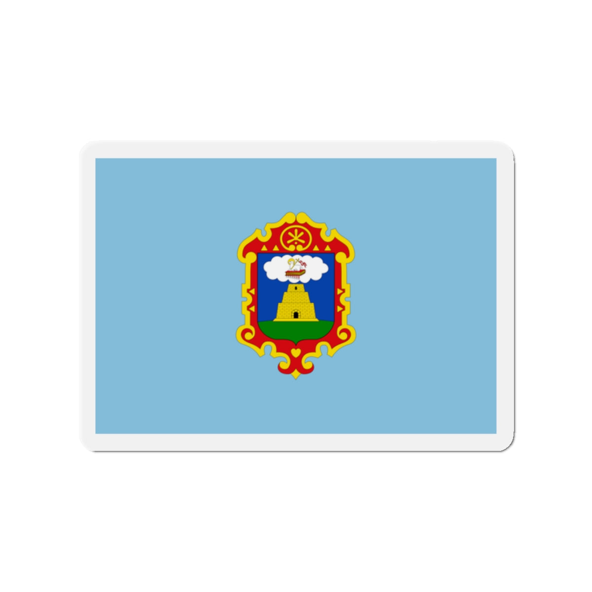 Flag of Ayacucho capital of the Ayacucho Region Peru - Die-Cut Magnet-2" x 2"-The Sticker Space