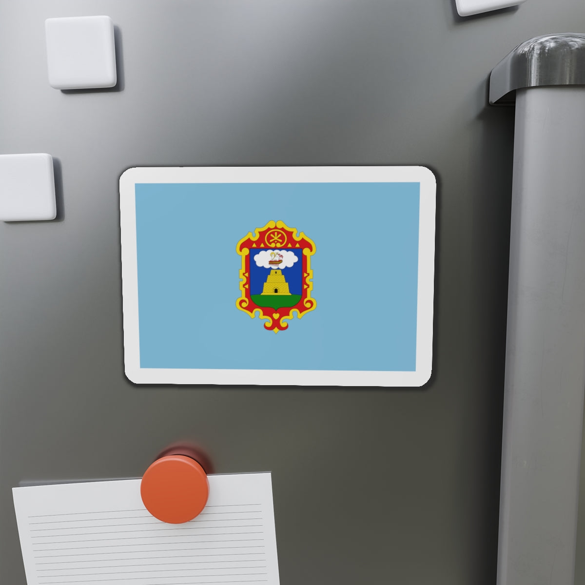 Flag of Ayacucho capital of the Ayacucho Region Peru - Die-Cut Magnet-The Sticker Space