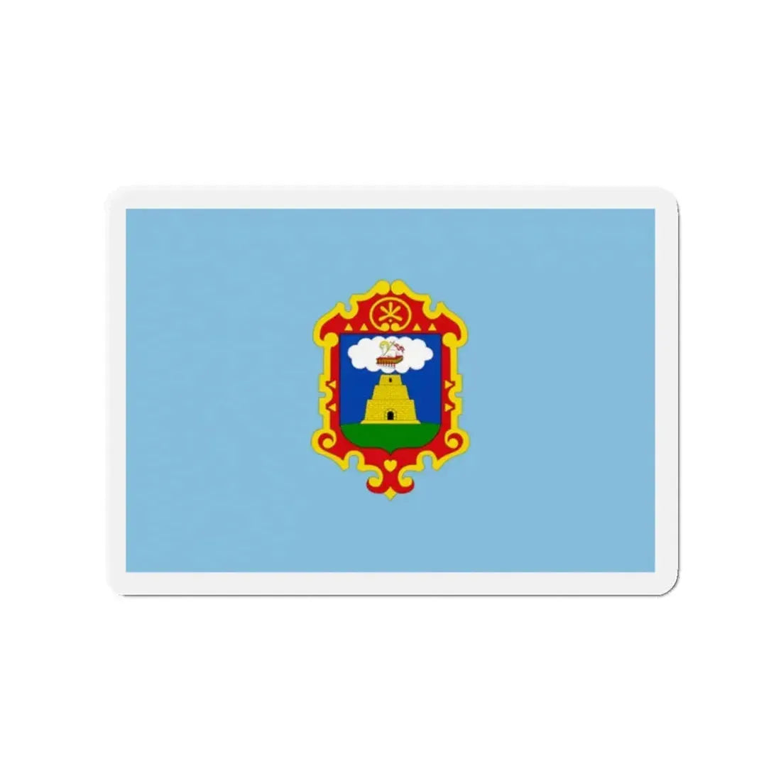 Flag of Ayacucho capital of the Ayacucho Region Peru - Refrigerator Magnet 2 Inch - The Sticker Space