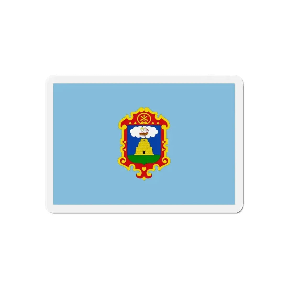 Flag of Ayacucho capital of the Ayacucho Region Peru - Refrigerator Magnet 6 Inch - The Sticker Space