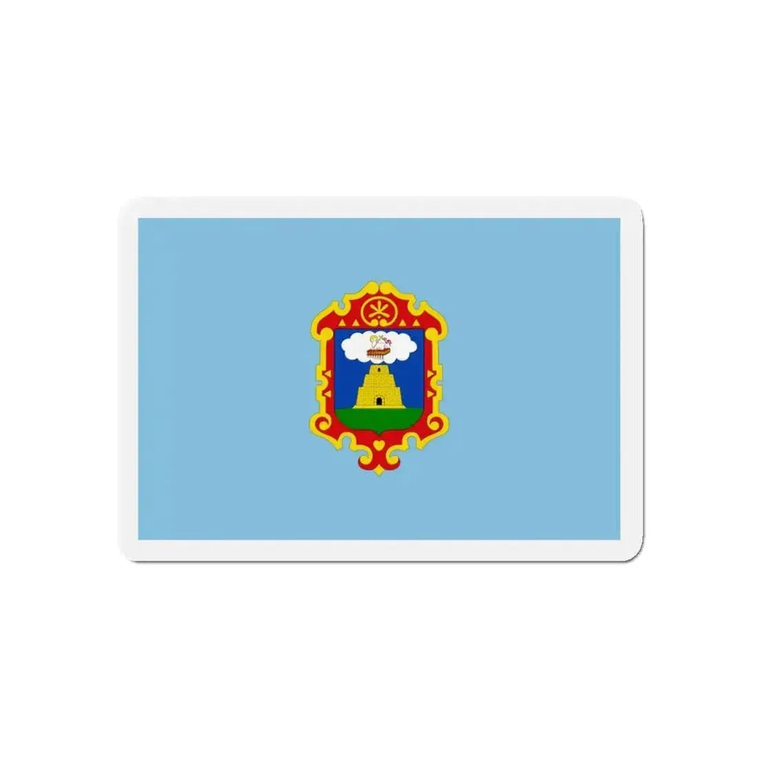 Flag of Ayacucho capital of the Ayacucho Region Peru - Refrigerator Magnet - The Sticker Space