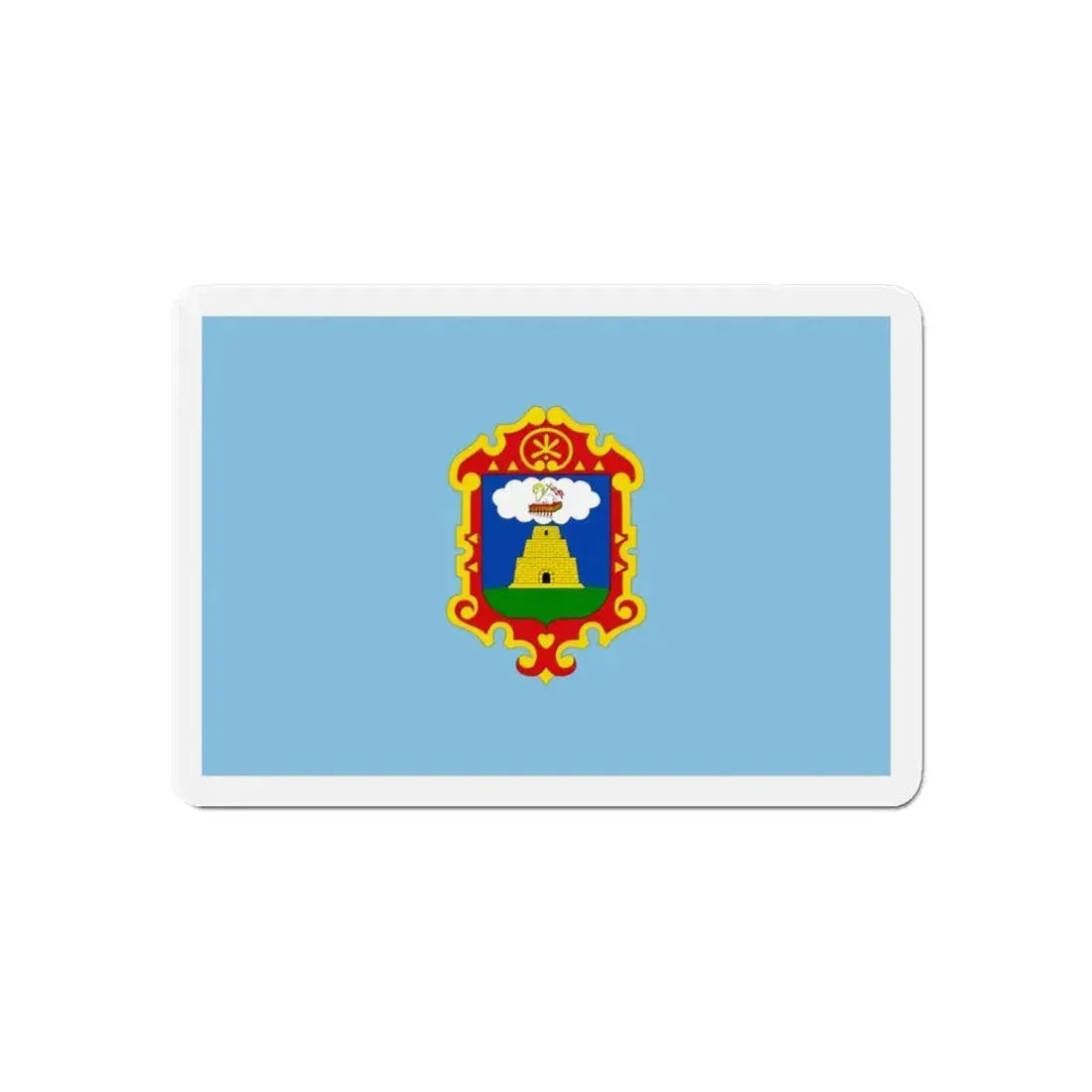 Flag of Ayacucho capital of the Ayacucho Region Peru - Refrigerator Magnet - The Sticker Space