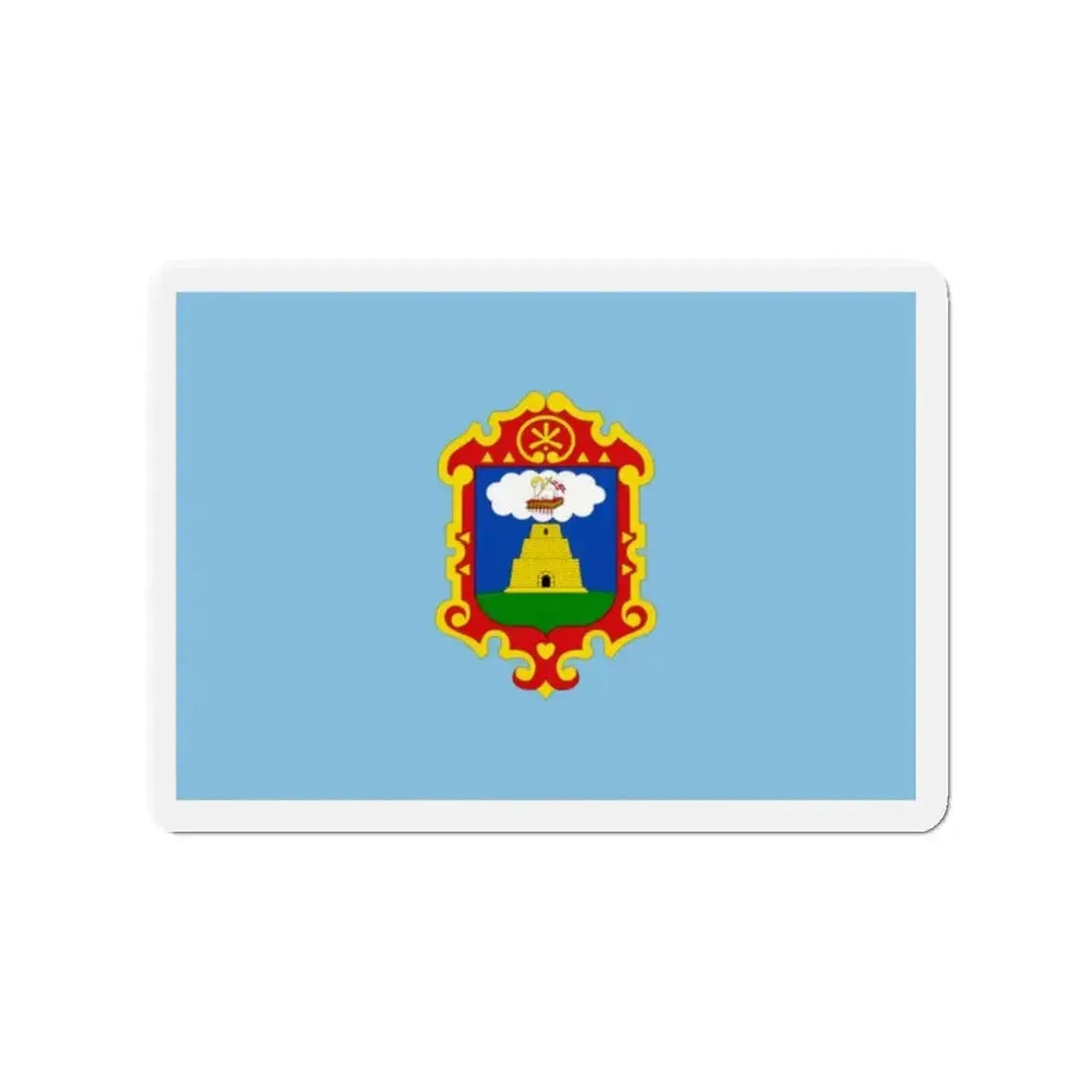 Flag of Ayacucho capital of the Ayacucho Region Peru - Refrigerator Magnet - The Sticker Space