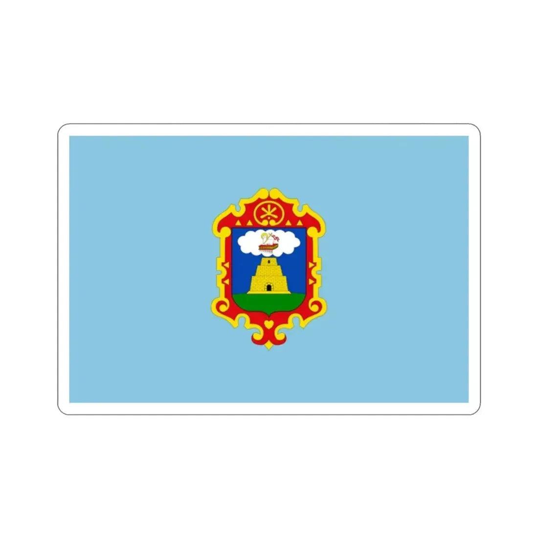Flag of Ayacucho capital of the Ayacucho Region Peru STICKER Vinyl Die-Cut Decal 2 Inch - The Sticker Space