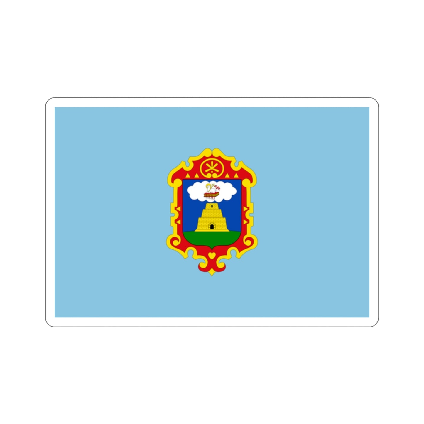 Flag of Ayacucho capital of the Ayacucho Region Peru STICKER Vinyl Die-Cut Decal-2 Inch-The Sticker Space