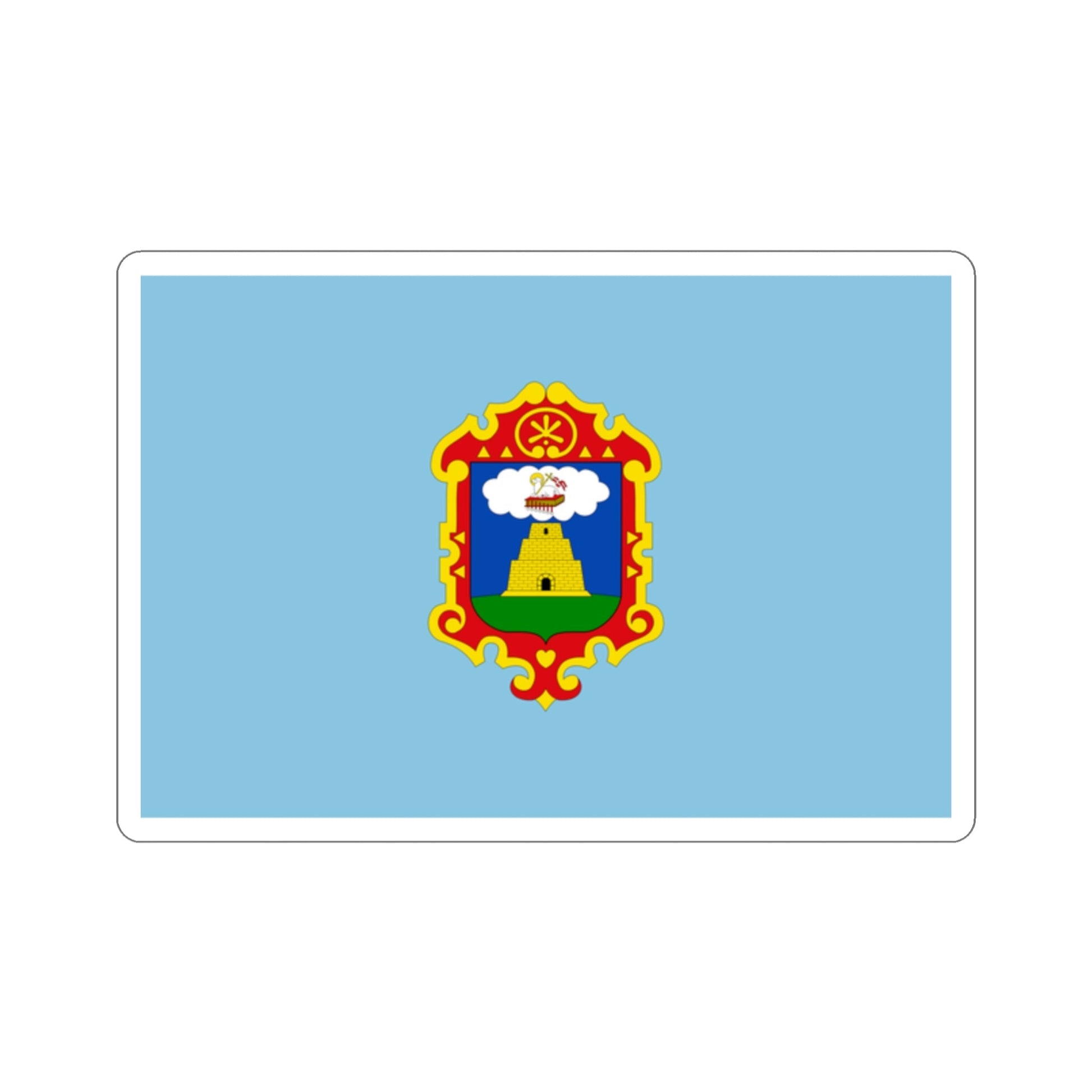 Flag of Ayacucho capital of the Ayacucho Region Peru STICKER Vinyl Die-Cut Decal-2 Inch-The Sticker Space