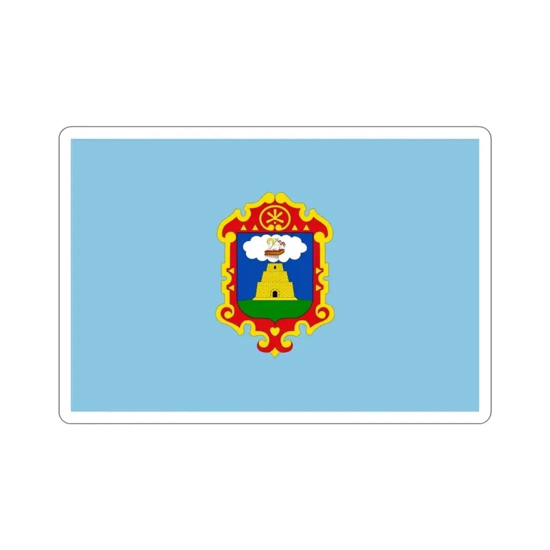 Flag of Ayacucho capital of the Ayacucho Region Peru STICKER Vinyl Die-Cut Decal 3 Inch - The Sticker Space