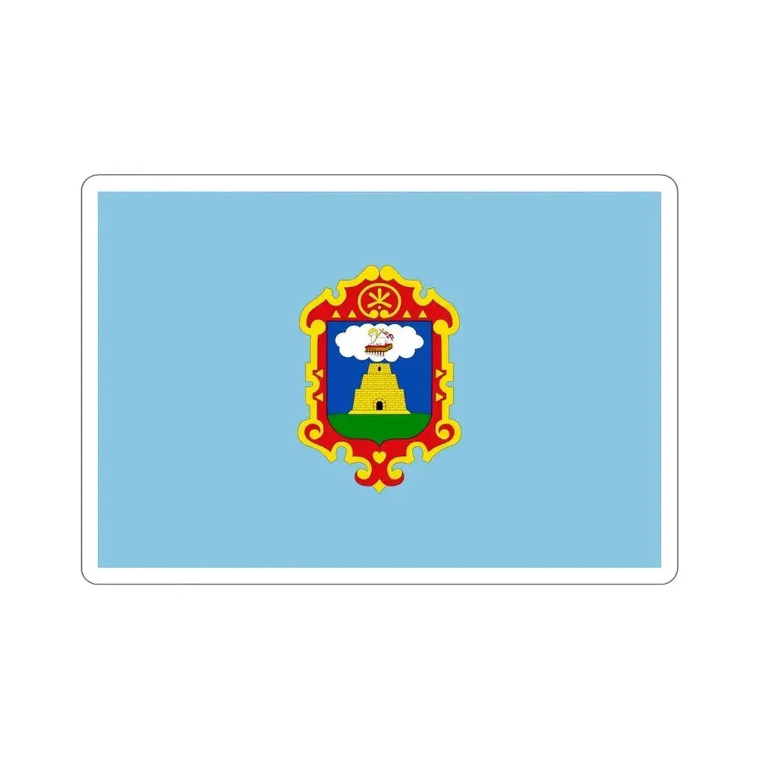 Flag of Ayacucho capital of the Ayacucho Region Peru STICKER Vinyl Die-Cut Decal 6 Inch - The Sticker Space