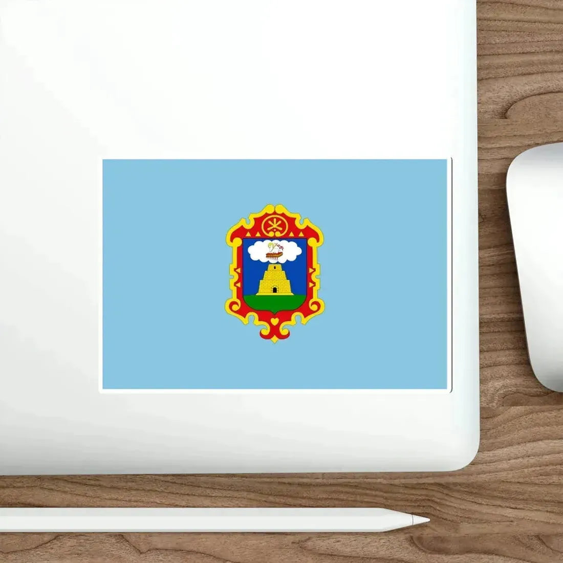 Flag of Ayacucho capital of the Ayacucho Region Peru STICKER Vinyl Die-Cut Decal - The Sticker Space