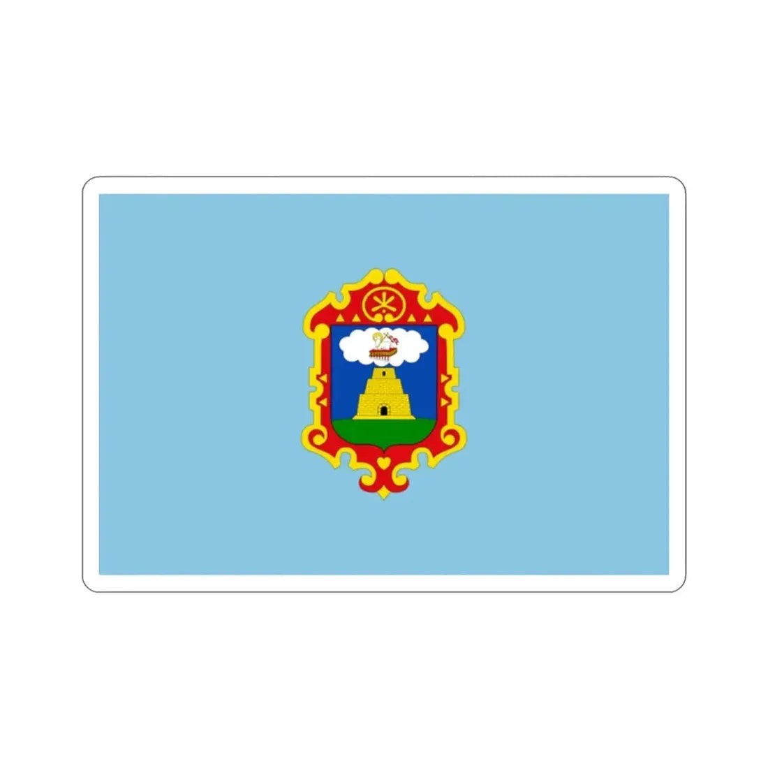Flag of Ayacucho capital of the Ayacucho Region Peru STICKER Vinyl Die-Cut Decal - The Sticker Space