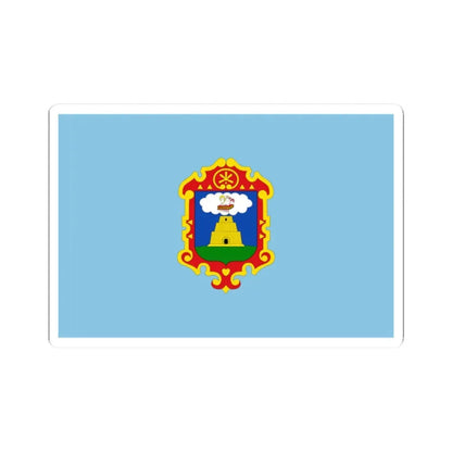Flag of Ayacucho (Peru) STICKER Vinyl Kiss-Cut Decal 2 Inch White - The Sticker Space