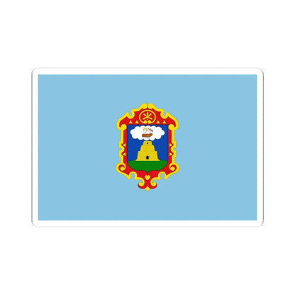 Flag of Ayacucho (Peru) STICKER Vinyl Kiss-Cut Decal 4 Inch White - The Sticker Space