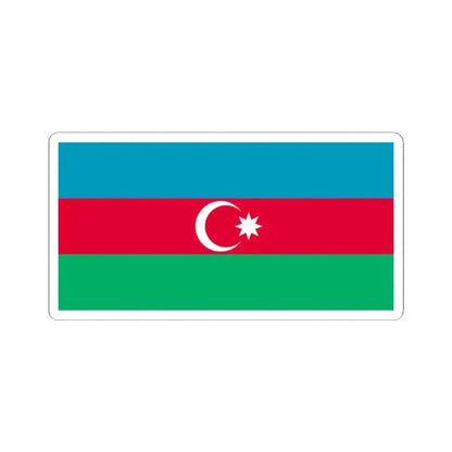 Flag of Azerbaijan 1918 (Azerbaijan) STICKER Vinyl Kiss-Cut Decal 2 Inch White - The Sticker Space