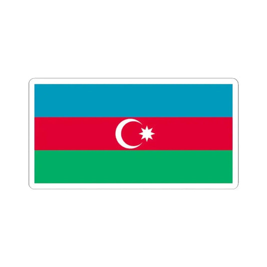 Flag of Azerbaijan 1918 (Azerbaijan) STICKER Vinyl Kiss-Cut Decal 2 Inch White - The Sticker Space