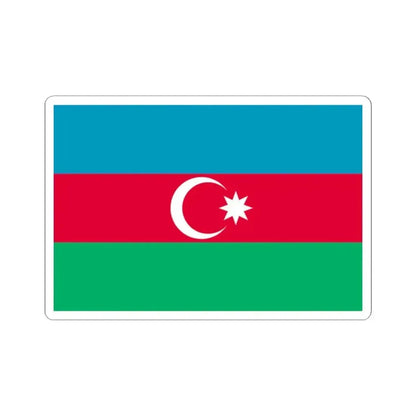 Flag of Azerbaijan 1918 variant (Azerbaijan) STICKER Vinyl Kiss-Cut Decal 2 Inch White - The Sticker Space