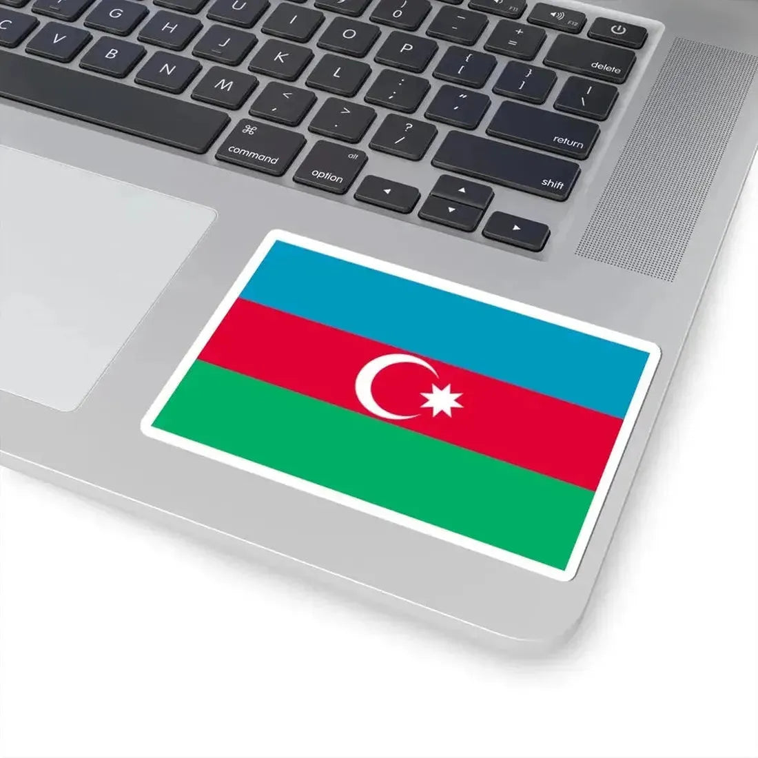Flag of Azerbaijan 1918 variant (Azerbaijan) STICKER Vinyl Kiss-Cut Decal - The Sticker Space